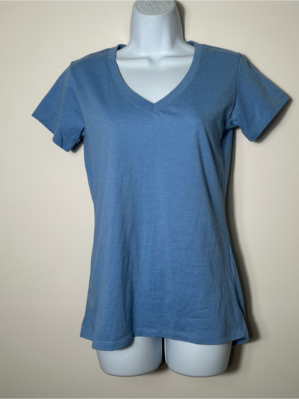 Scottevest Trixie Travel TeeVee T Shirt Womens XS Blue Short Sleeve Comfort